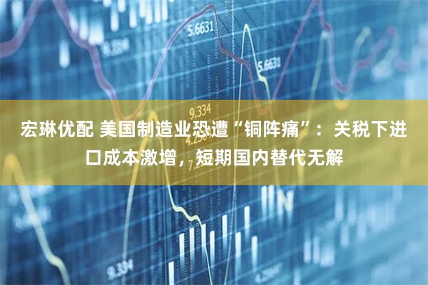 宏琳优配 美国制造业恐遭“铜阵痛”：关税下进口成本激增，短期国内替代无解